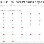 dap an JLPT N2 7/2019 day du chinh xac nhat